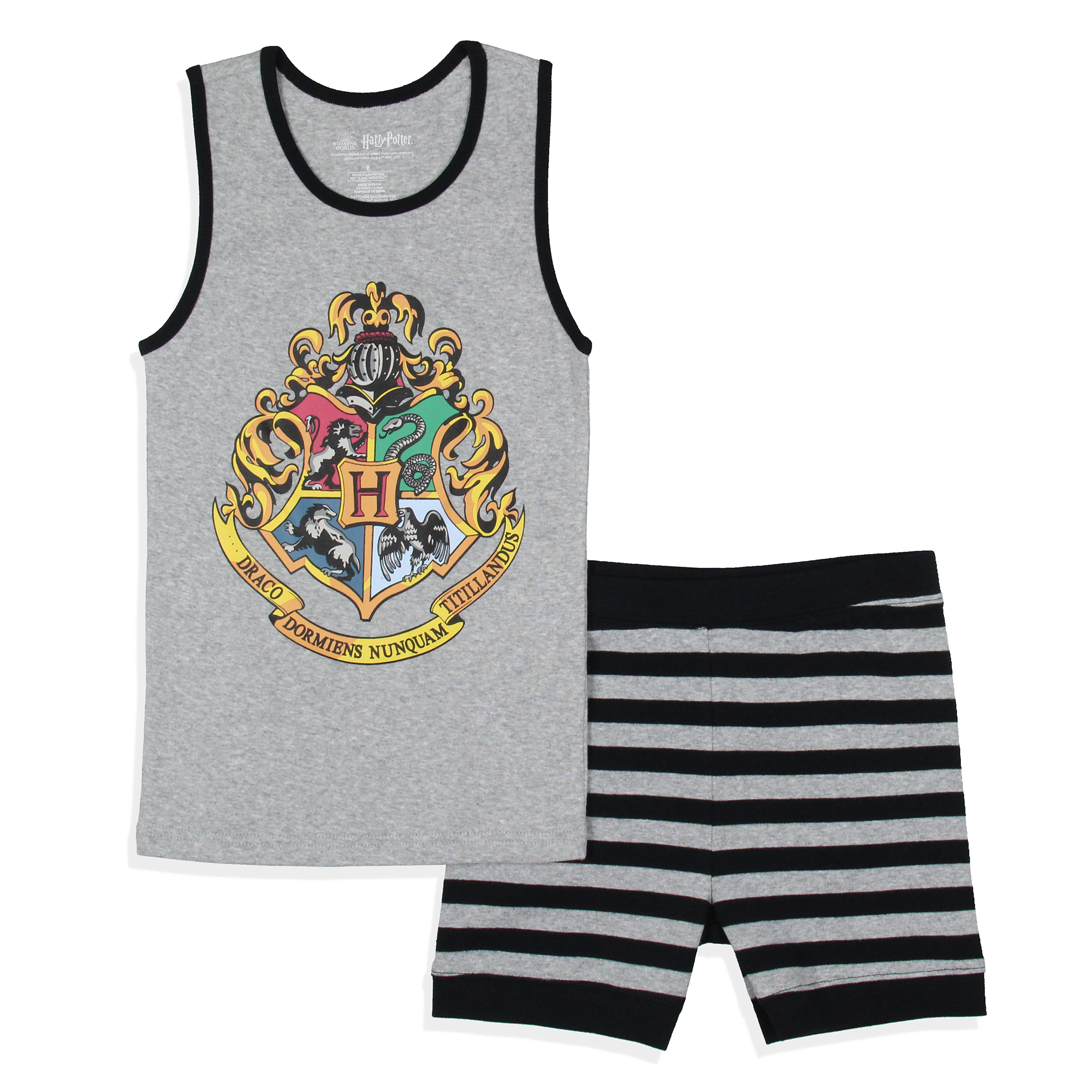 Harry Potter Girls' Hogwarts House Crest Sleep Pajama Set Tank Top Shorts - Bild 7 von 21
