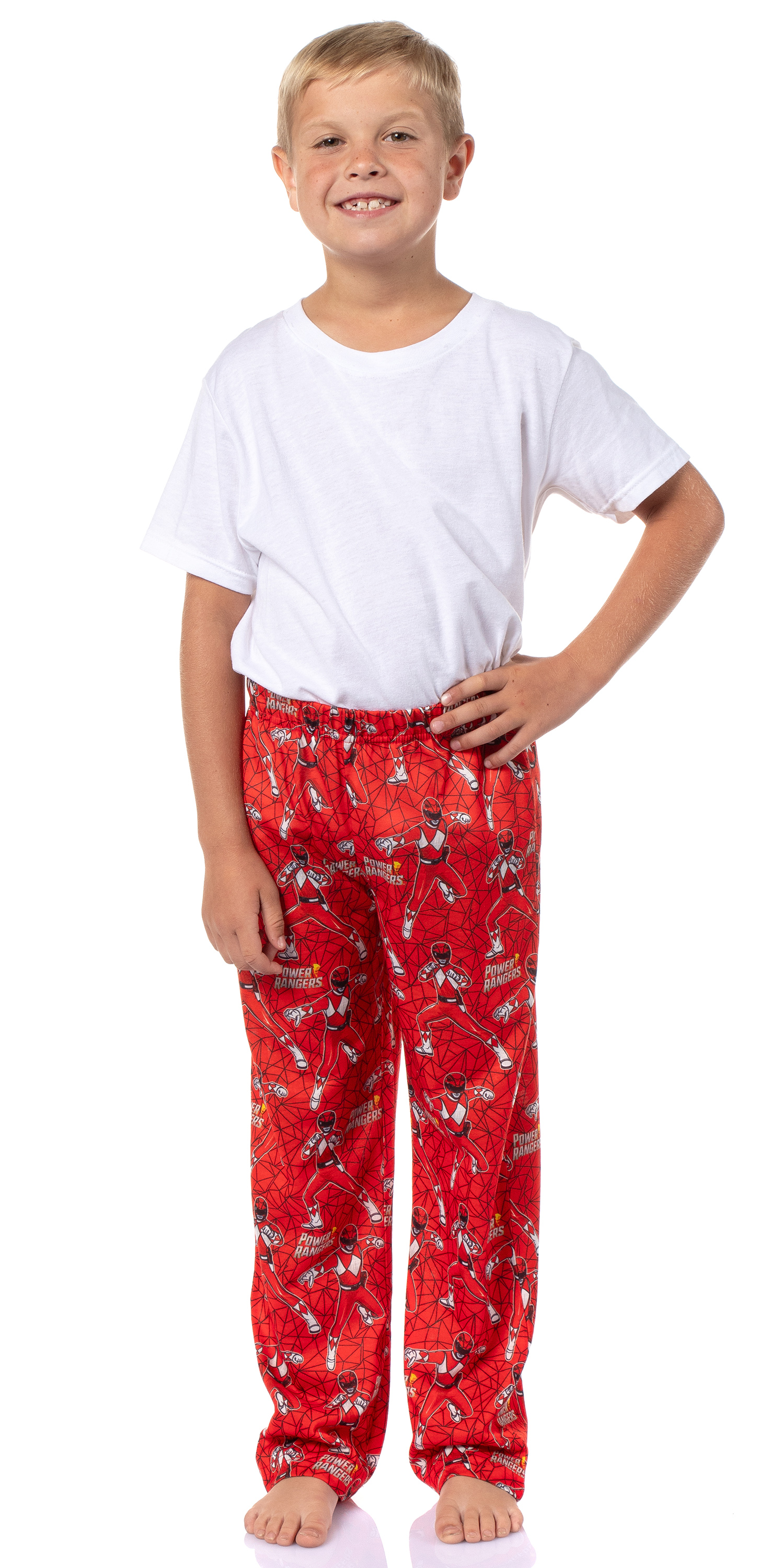 Power Rangers Multiple Sizes Family Sleep Tossed Print Pajama Pants - Picture 8 of 27