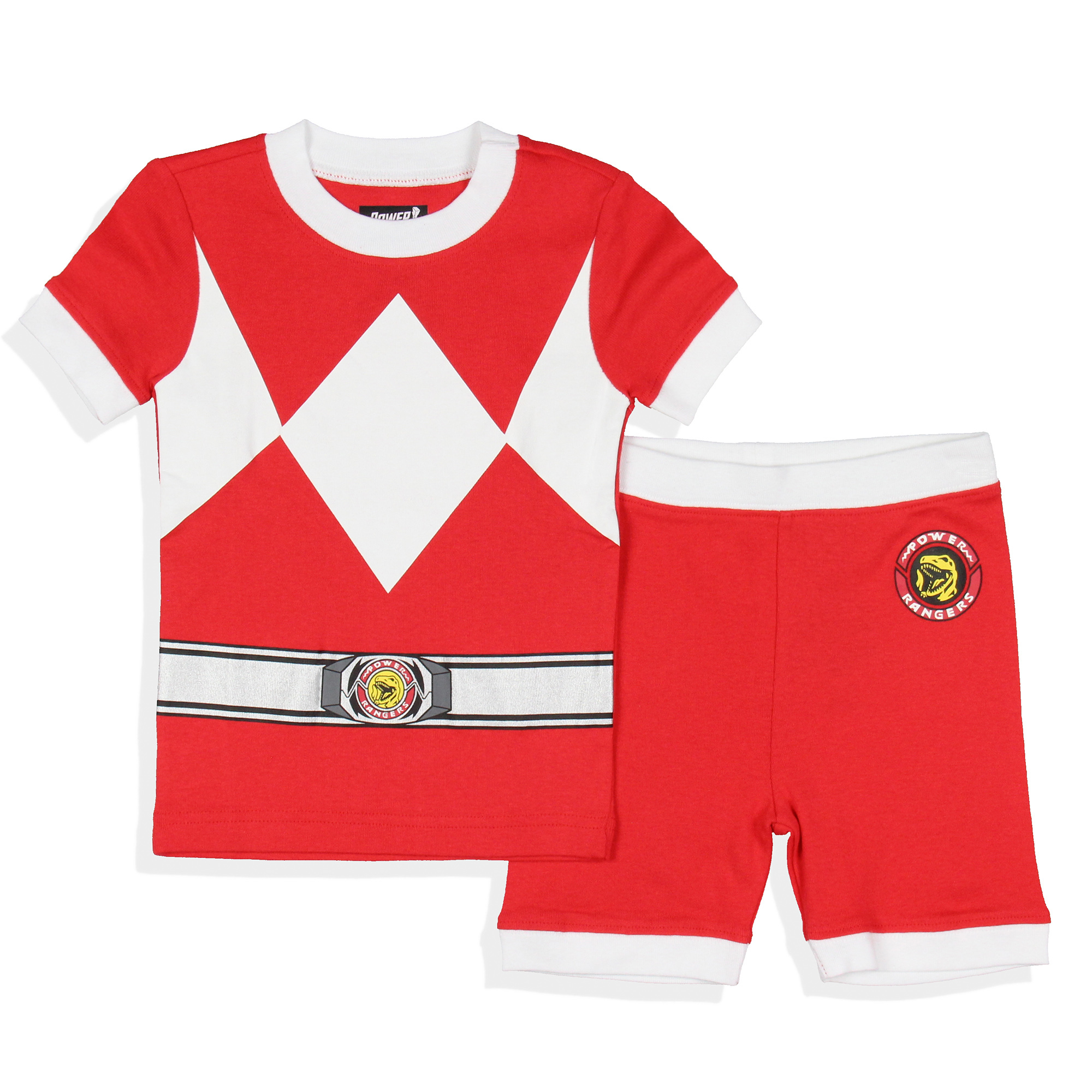 Power Rangers Kids' Character Tight Fit Pajama Short Lounge Set - Picture 24 of 27