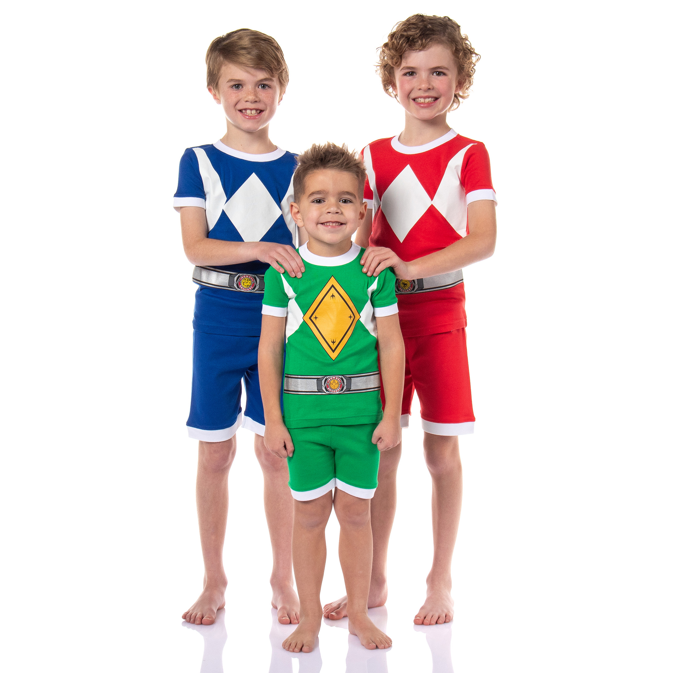 Power Rangers Kids' Character Tight Fit Pajama Short Lounge Set - Picture 13 of 27