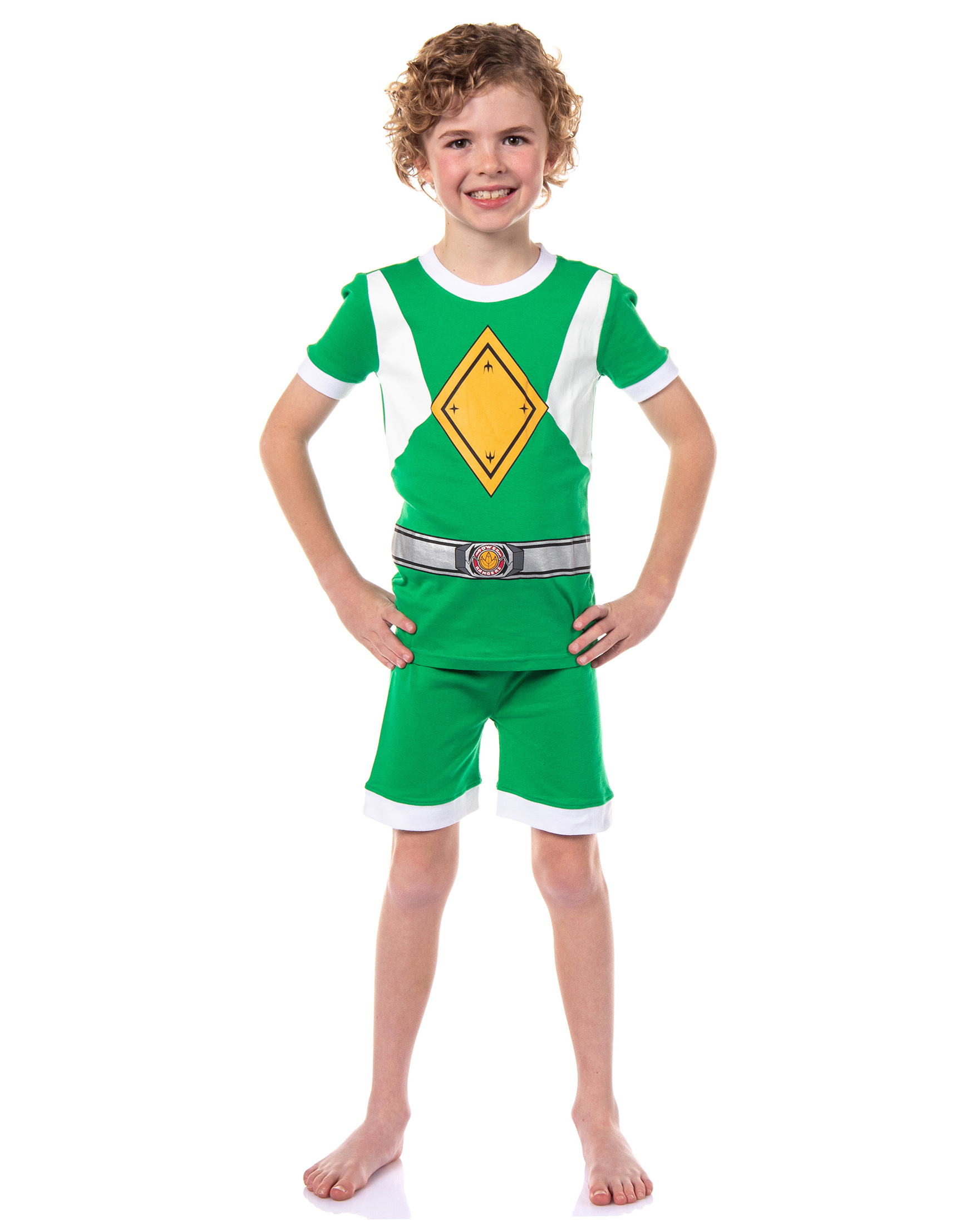 Power Rangers Kids' Character Tight Fit Pajama Short Lounge Set - Picture 14 of 27