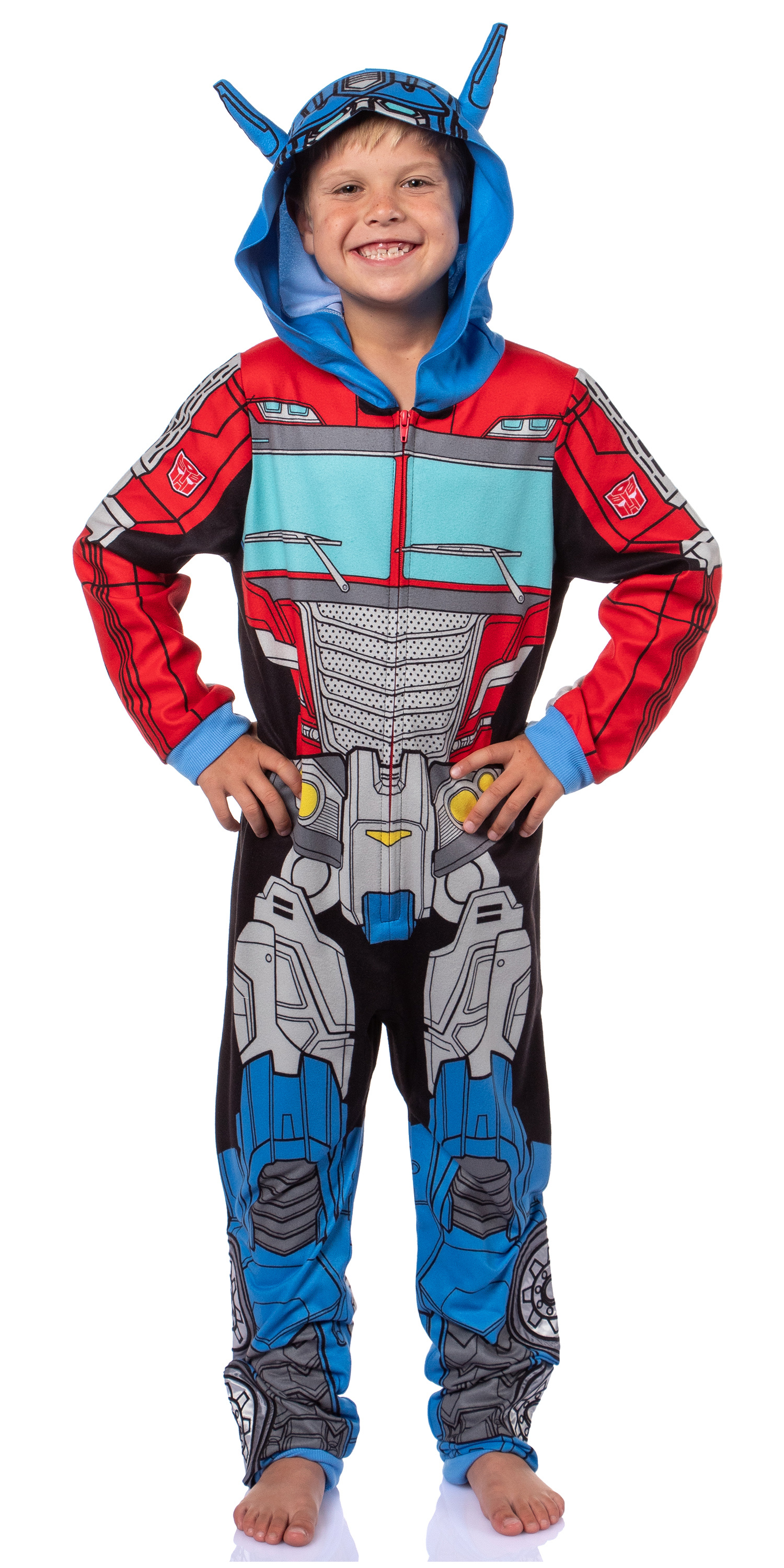Transformers Boys' Retro Union Suit One Piece Pajama - Picture 8 of 19