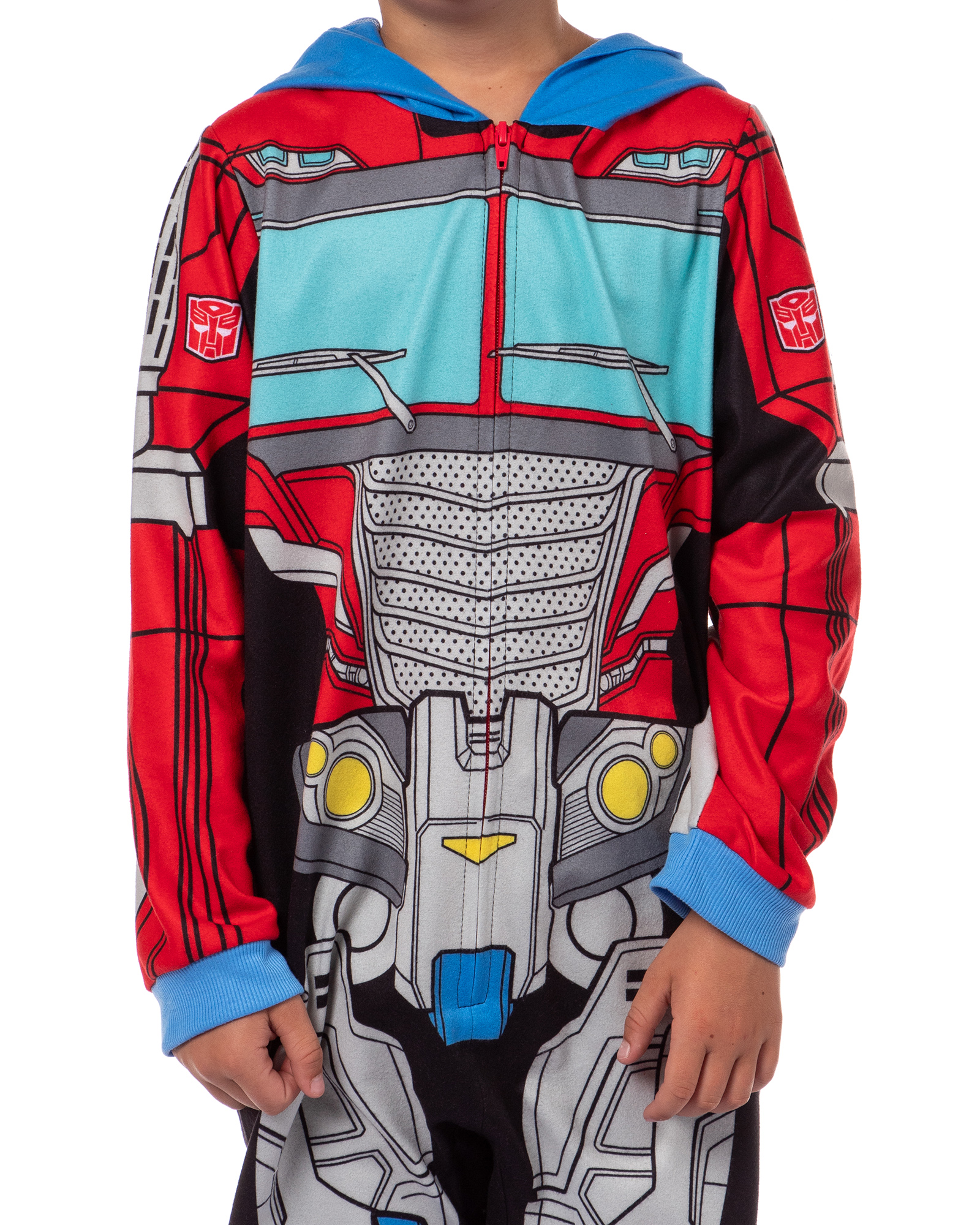 Transformers Boys' Retro Union Suit One Piece Pajama - Picture 9 of 19