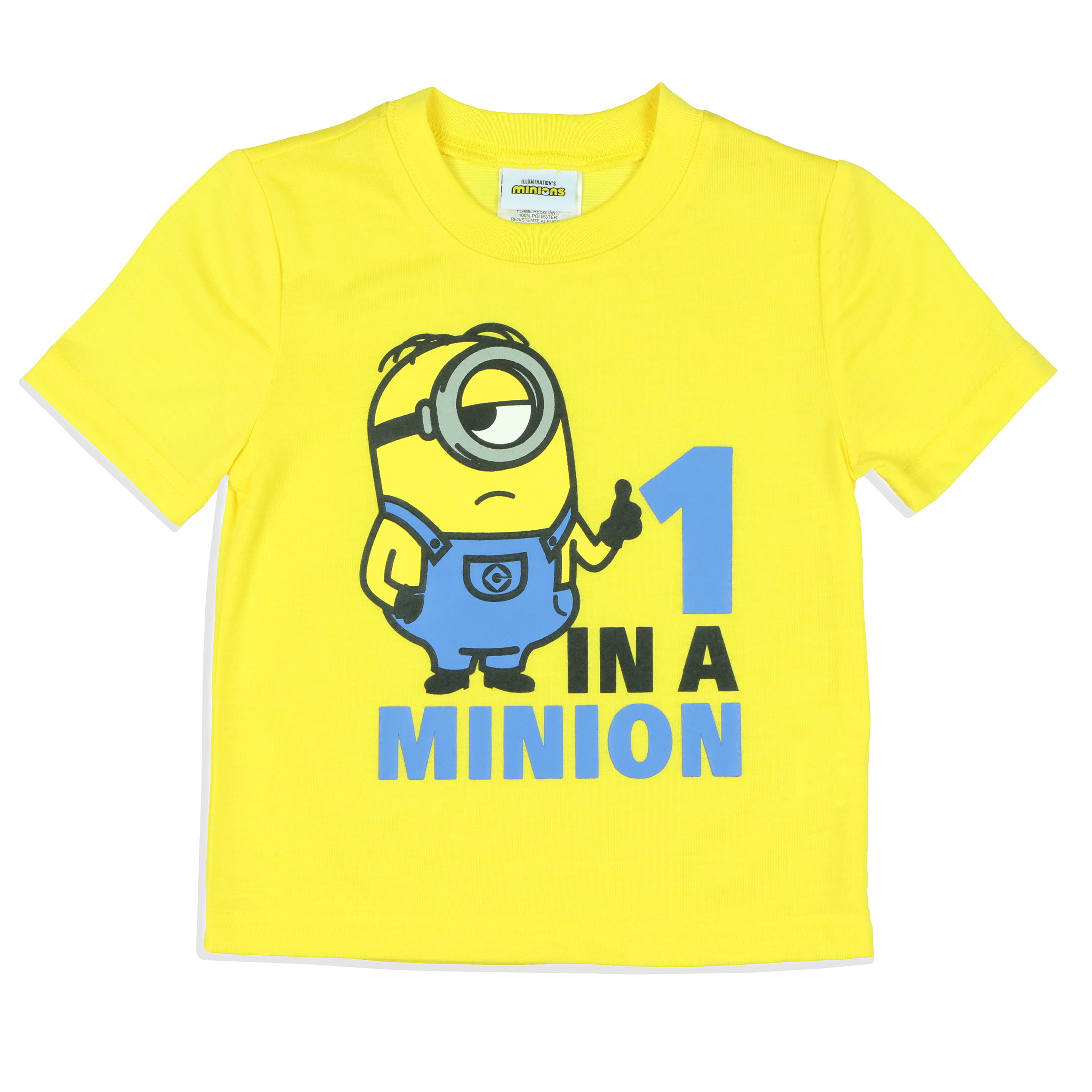 Minions Boys' Pajamas One In A Minion Sleep Shirt and Pant 2 Piece Sleep Set - Imagen 9 de 16