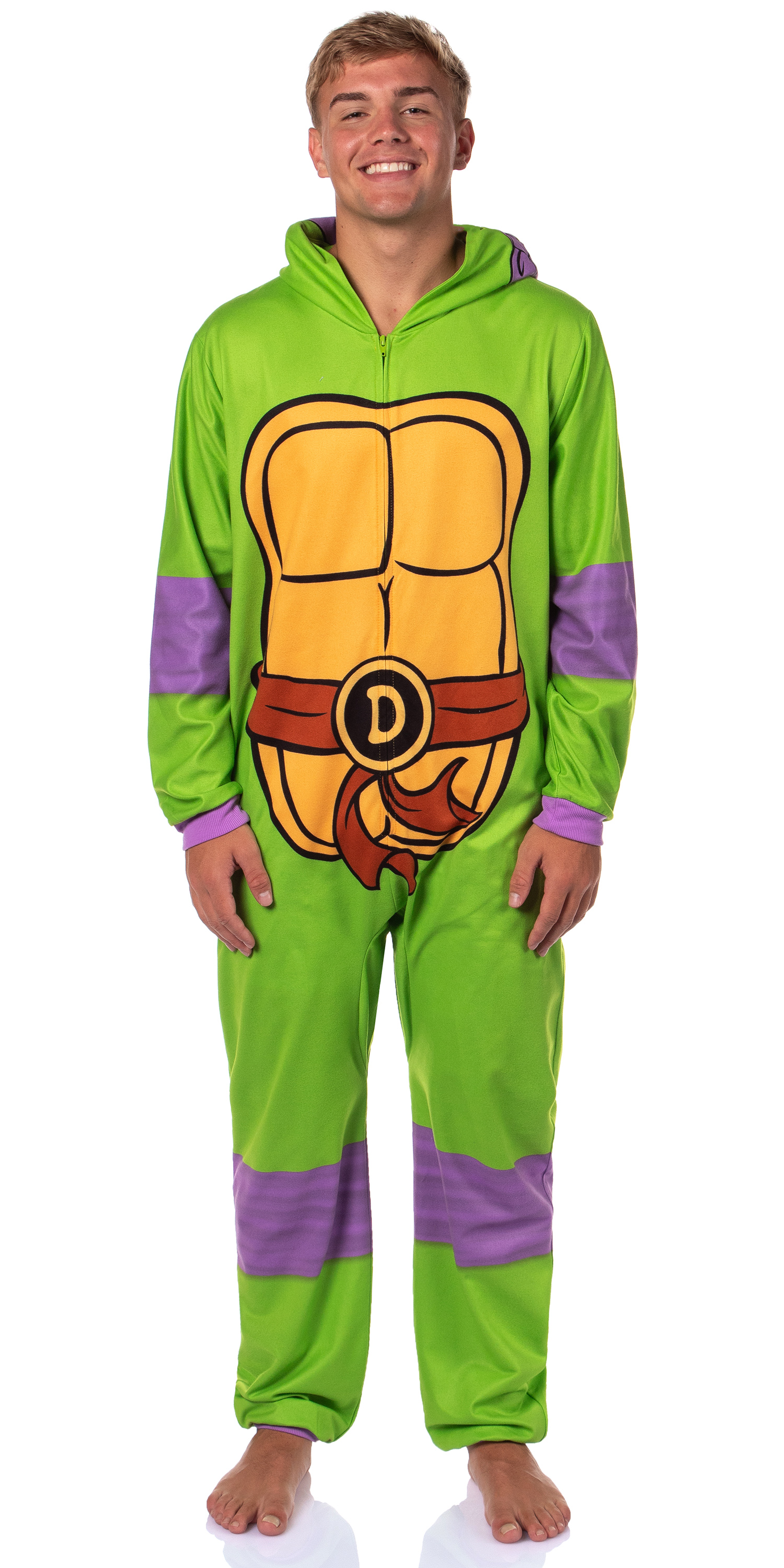 Teenage Mutant Ninja Turtles Mens' Union Suit Costume Sleep Pajama - Picture 10 of 13