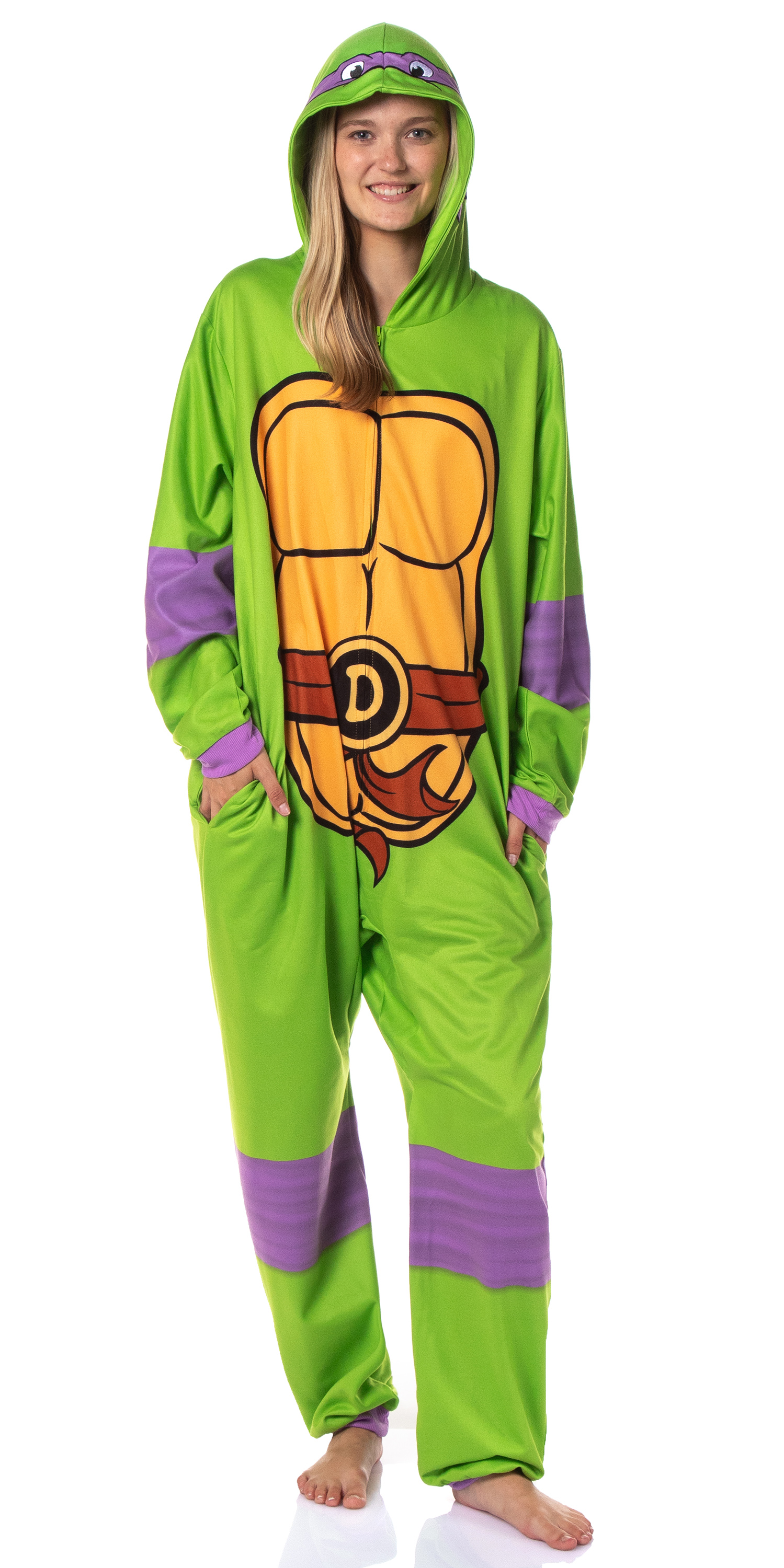 Teenage Mutant Ninja Turtles Mens' Union Suit Costume Sleep Pajama - Picture 13 of 13