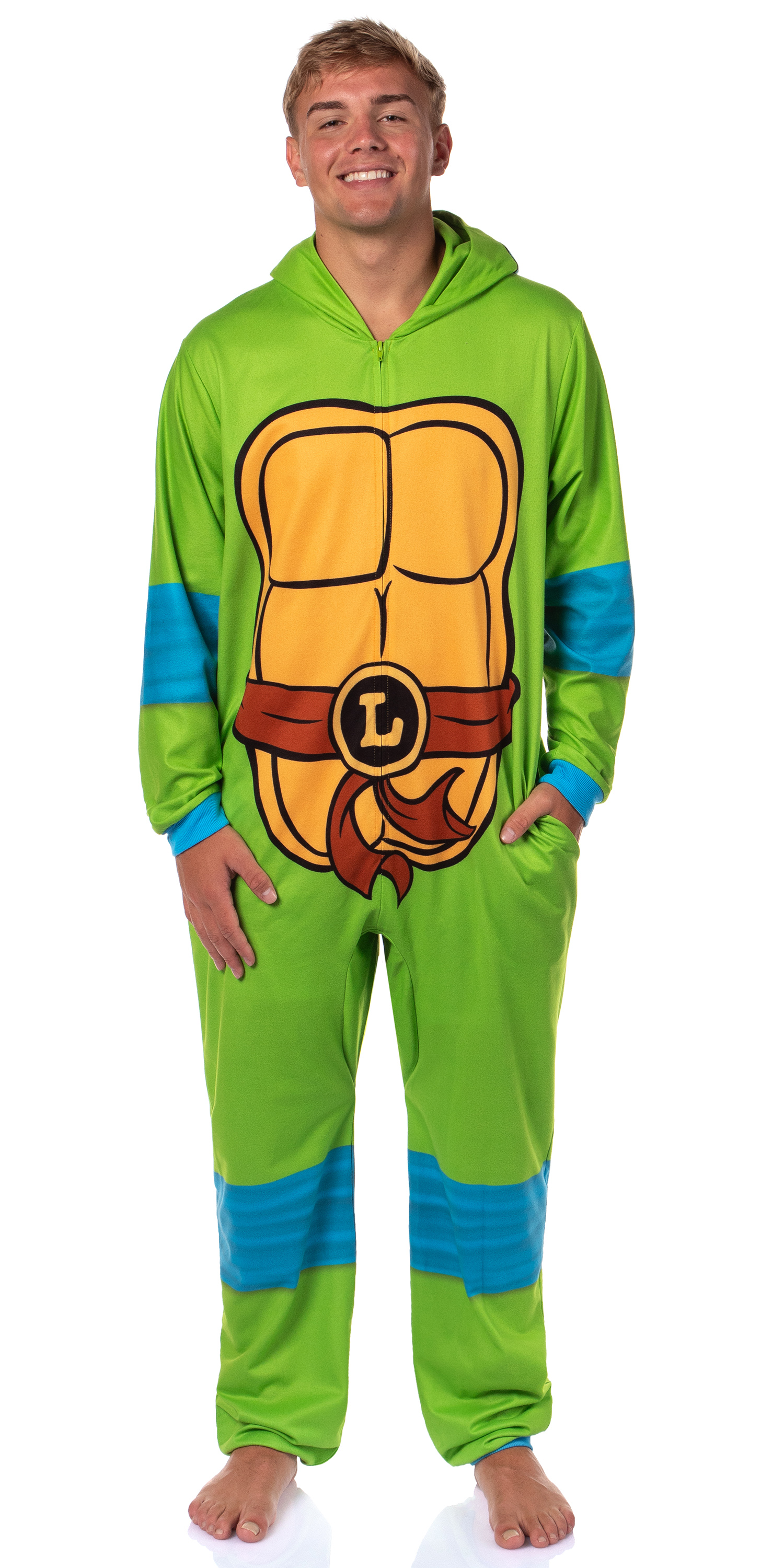 Teenage Mutant Ninja Turtles Mens' Union Suit Costume Sleep Pajama - Picture 8 of 13