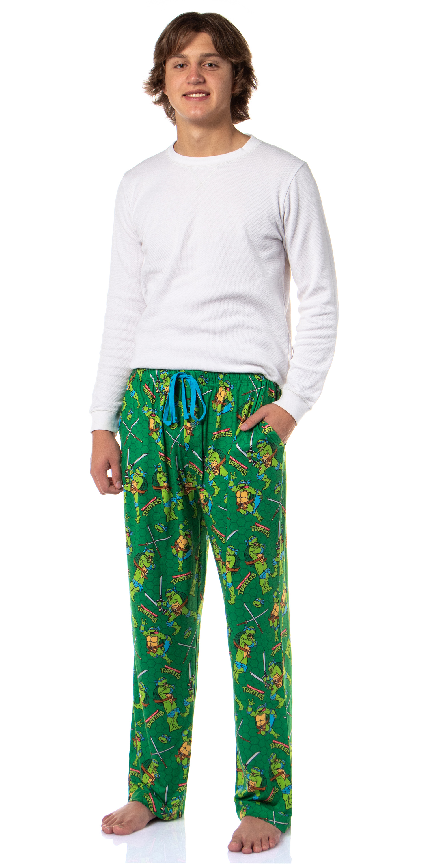 Teenage Mutant Ninja Turtles Herren Pyjamahose mit Wurfdruck (Donatello, S) - Bild 18 von 22