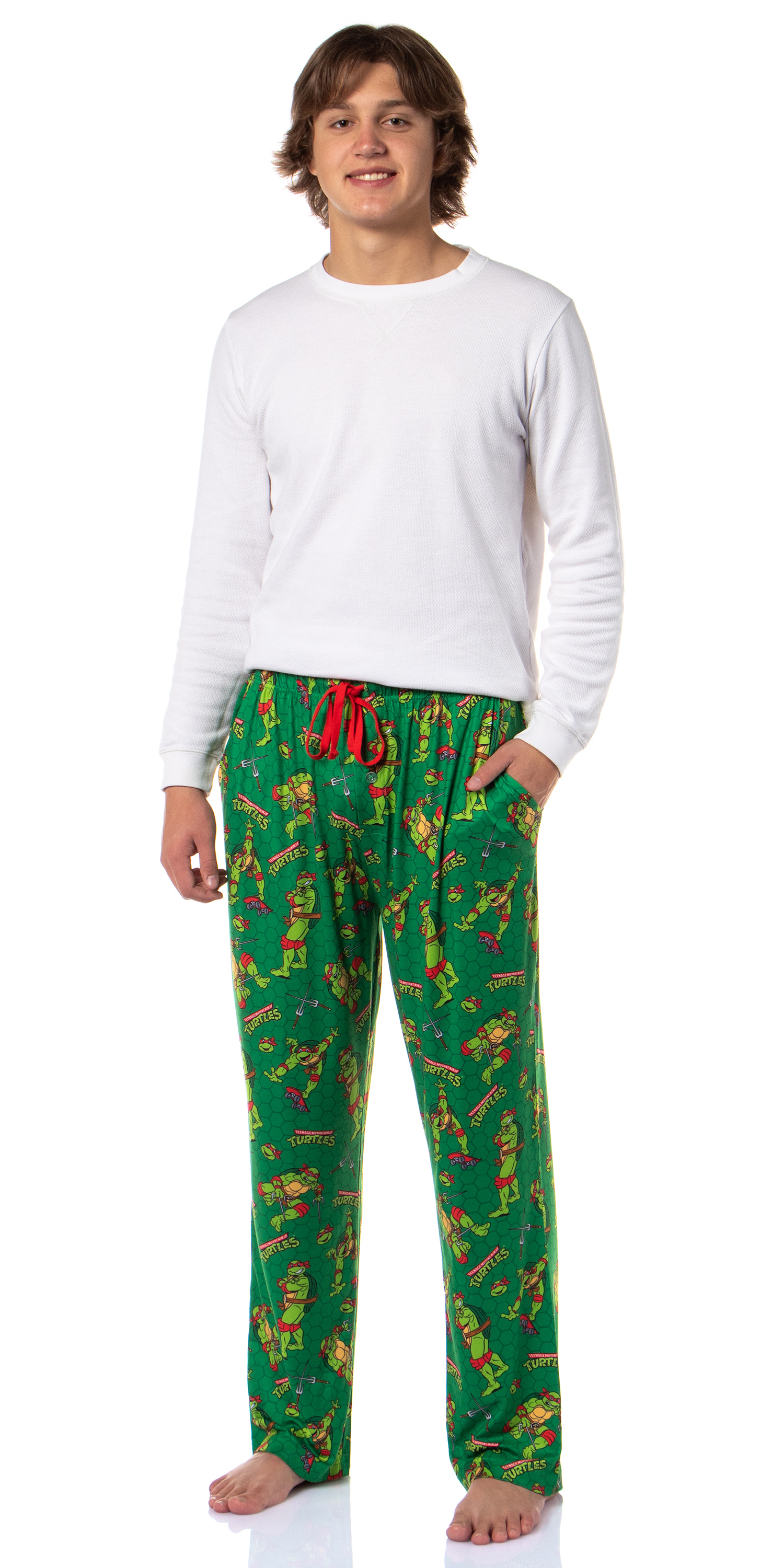 Pantalones de pijama para dormir Teenage Mutant Ninja Turtles para hombre con estampado en relieve - Imagen 14 de 21
